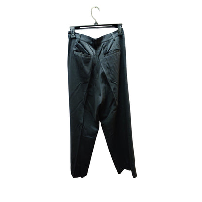 Gap Vintage Dark Gray Pleated Wide Leg Pants y2K Minimalist Academi High Waist 6