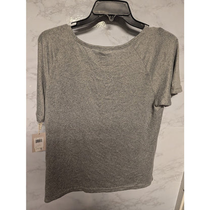 NEW ED Ellen Degeneres graphic Tee LOVE heathered gray Tshirt  Size Medium Cozy