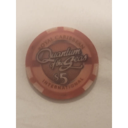 Royal Caribbean Quantum of the Seas Cruise Casino $5 Gaming Poker Chip