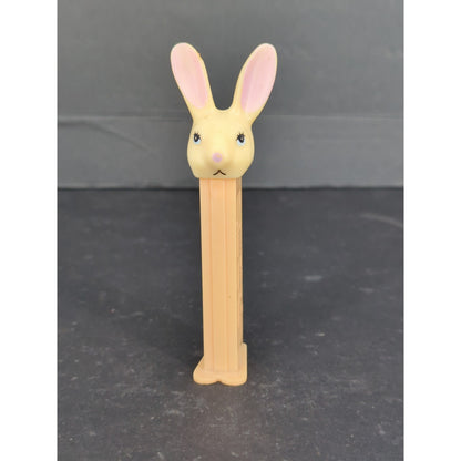 Vintage Rabbit Pez Dispenser Peach Stem Collectible Model D with Feet
