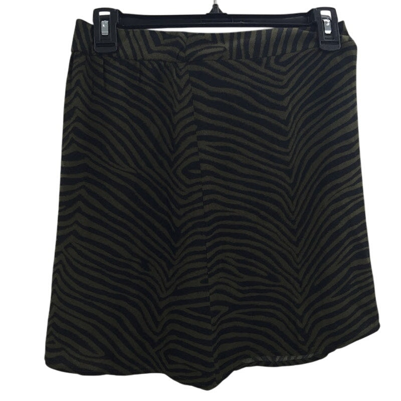 BP Olive Black Night Graphic Tiger Skirt Size Small Mini Animal Print NEW summer