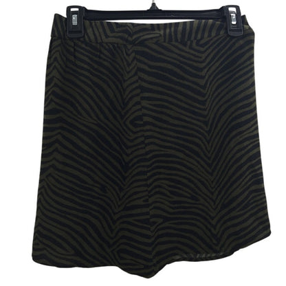 BP Olive Black Night Graphic Tiger Skirt Size Small Mini Animal Print NEW summer