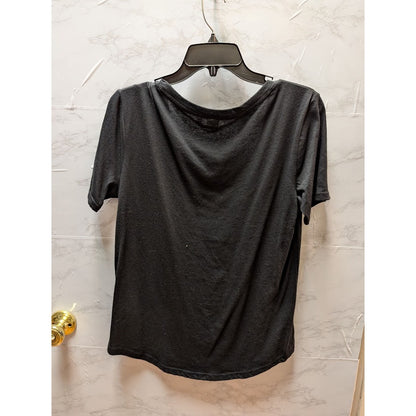 NWT BP. Charcoal Gray Cowl Neck Short Sleeve Top Size Medium