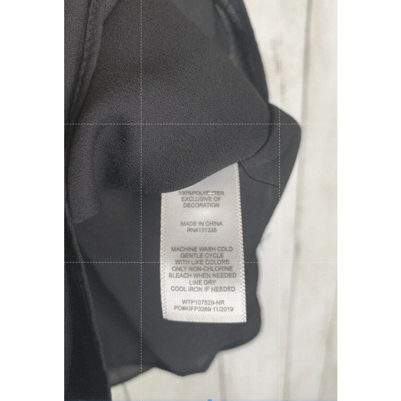 Socialite Lace Trim V-Neck Lined Camisole Size XL/Extra Large in Black NWT