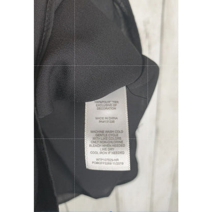 Socialite Lace Trim V-Neck Lined Camisole Size XL/Extra Large in Black NWT