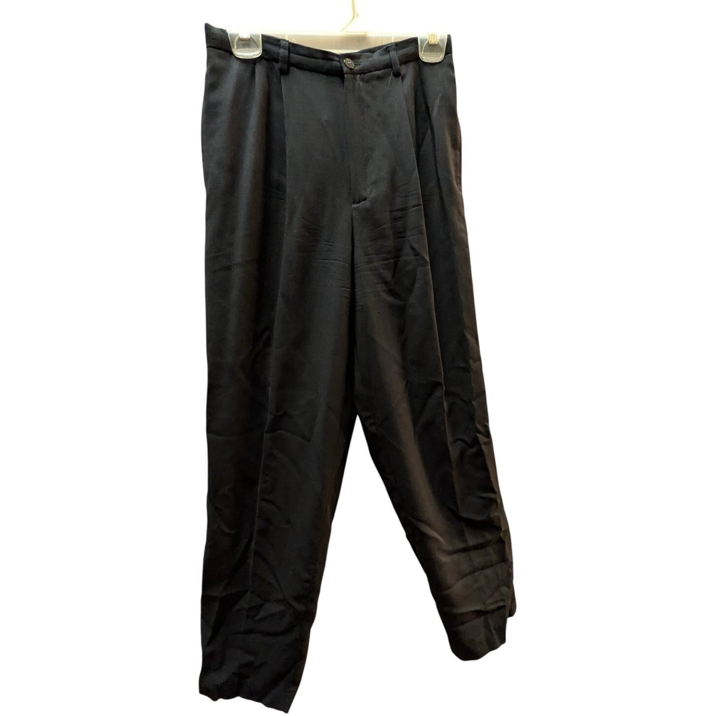 Banana Republic Wool Pants Size 4 High Waisted Pleated Front side pocket Italy
