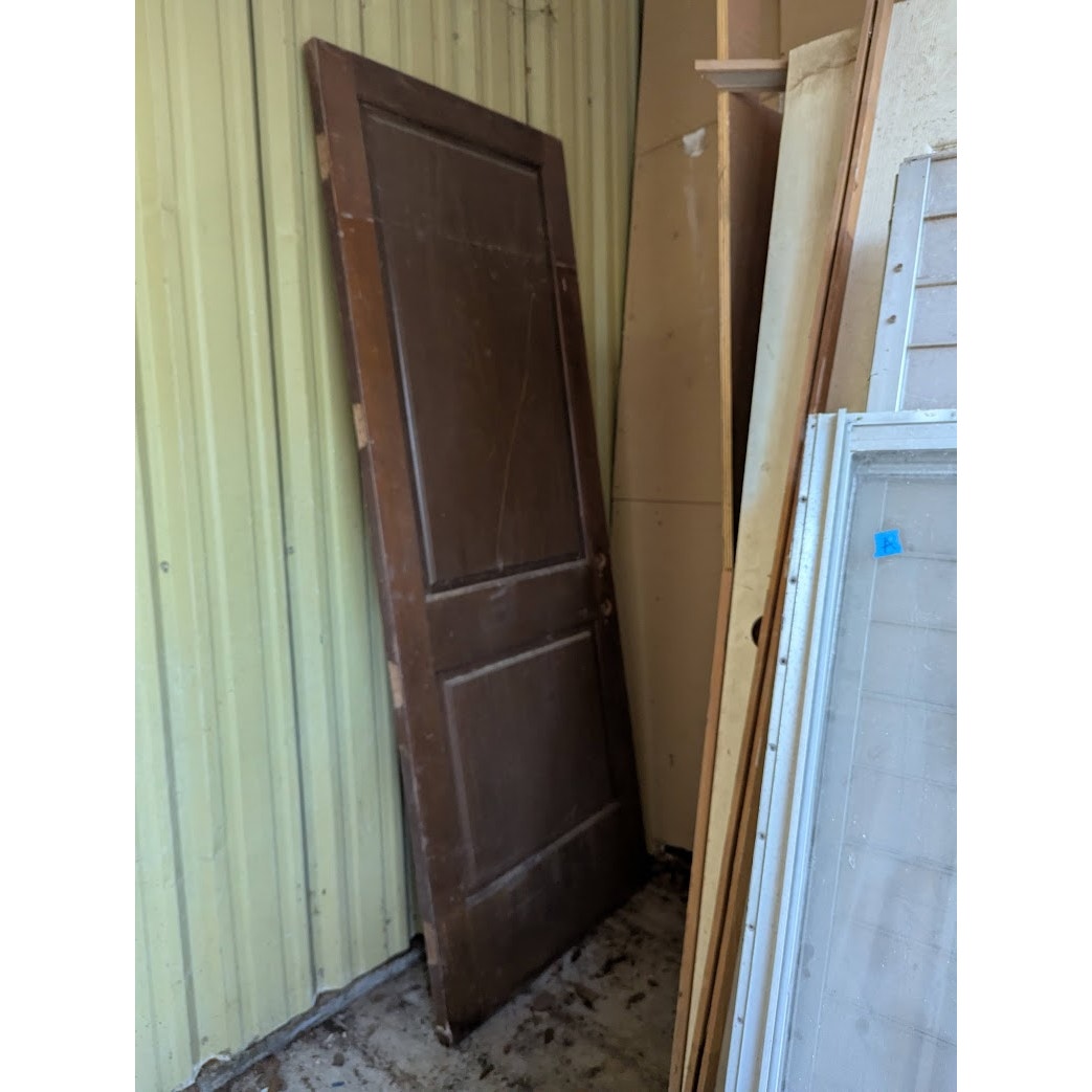 Secondhand Sandies: 36" x 96" 2 panel large wood door