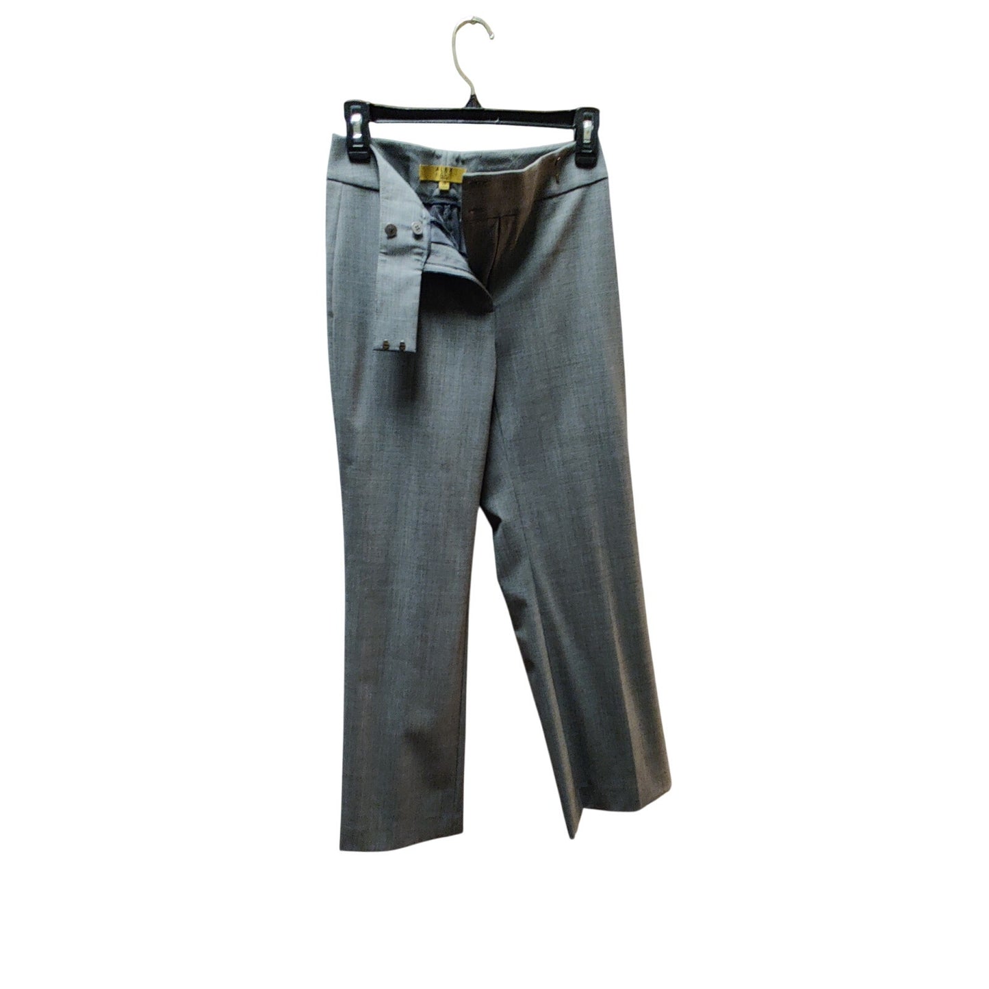 Alex Marie Size 2P Career Dress Pants Tab front waist Gray trousers