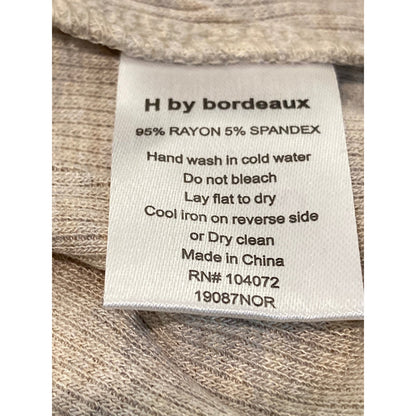 H by Bordeaux Swing Back Pullover Rib Knit Top Sz XL/Extra Large in Tawny NWT
