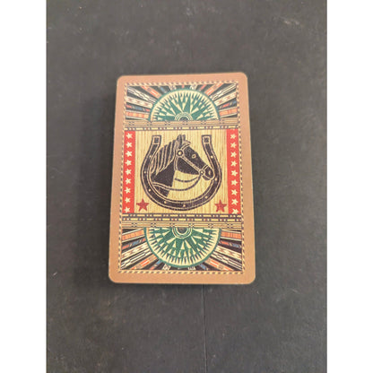 Vintage Western Horseshoe Horse Playing Cards Deck Complete Jokers