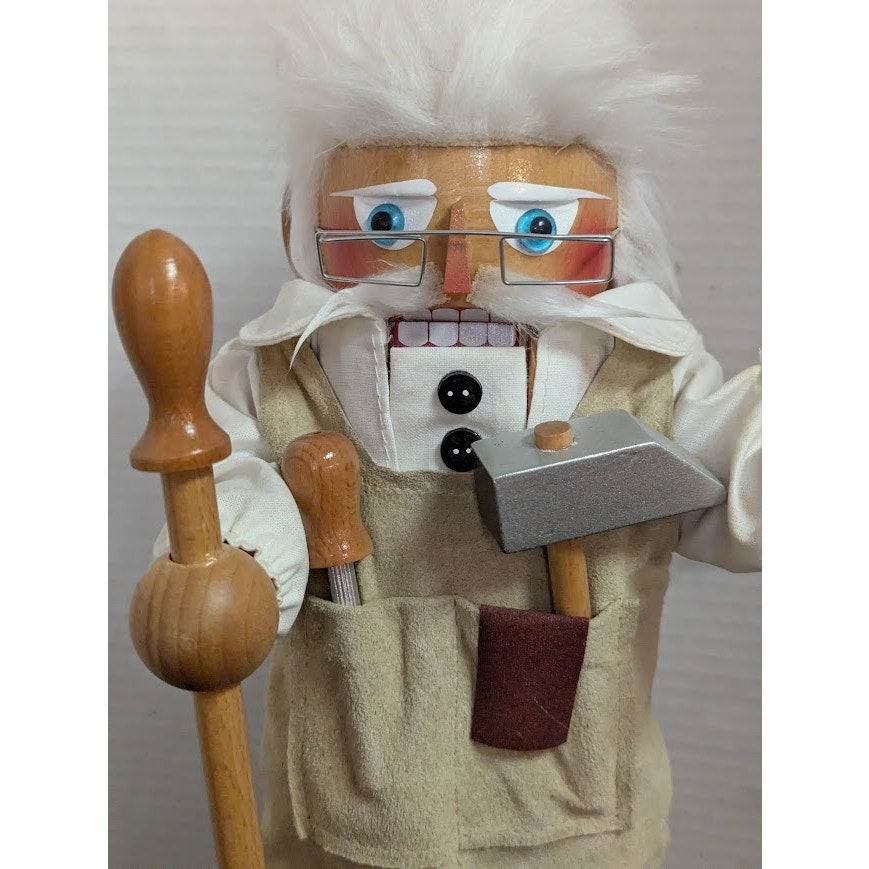 Vintage Steinbach Geppetto Woodcarver Nutcracker Handmade Germany Erzgebirge Art