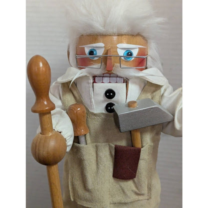 Vintage Steinbach Geppetto Woodcarver Nutcracker Handmade Germany Erzgebirge Art