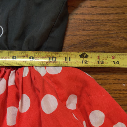 Vintage Disney Character Fashions Minnie Mouse Polka Dot Dress toddler Size 4T