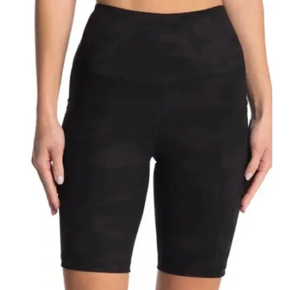 90 Degree By Reflex black camo bike Athletic Shorts Elasticized Waist XS pocket