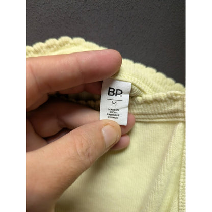 BP. yellow thong bodysuit size Medium sleeveless ribbed layering travel casual