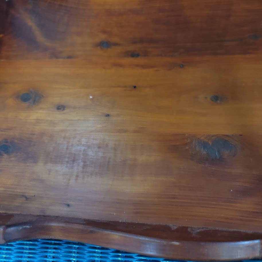 Handmade yew Wood double handle serving tray 13" x 26"  Crafted Gerald Jeffcoat
