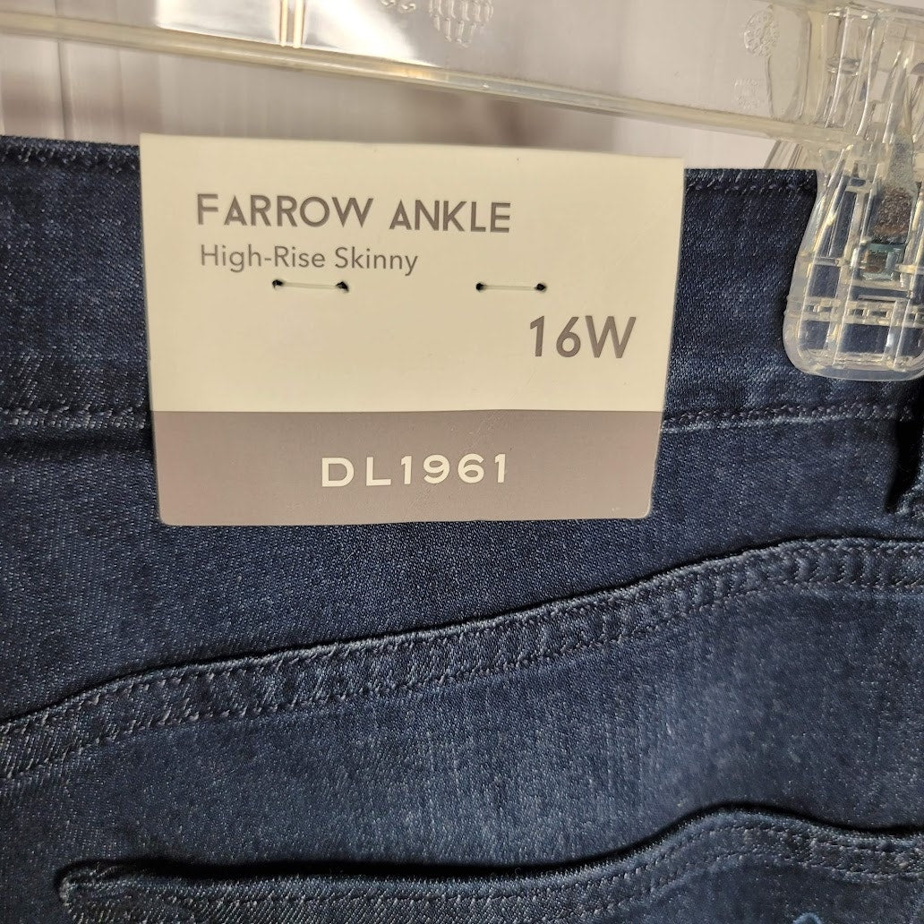 DL1961 Farrow Ankle High Rise Skinny Jeans Size 16W Redmond Women's NEW $179