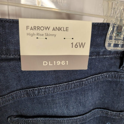 DL1961 Farrow Ankle High Rise Skinny Jeans Size 16W Redmond Women's NEW $179