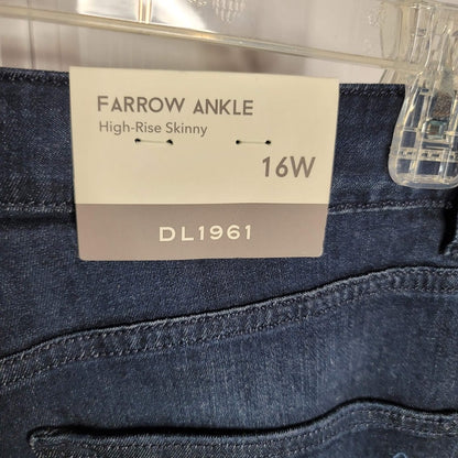 DL1961 Farrow Ankle High Rise Skinny Jeans Size 16W Redmond Women's NEW $179