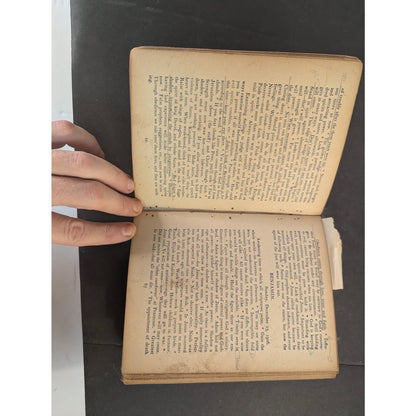 Antique 7 Baskets of Fragments Leather Bound Book Religious Rare