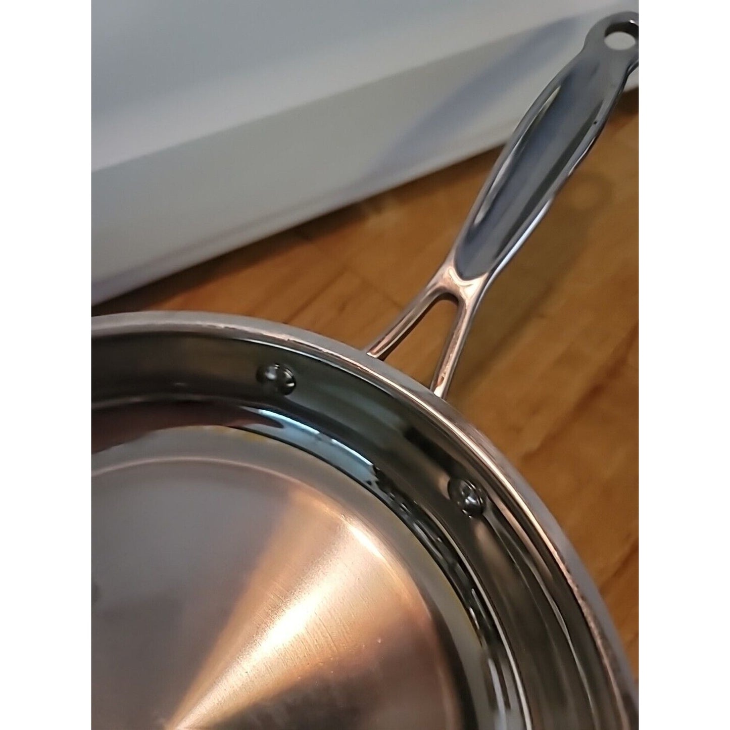 Cuisinart Model #722-20 8in / 20cm Stainless Steel Frying Pan Skillet CLEAN NICE