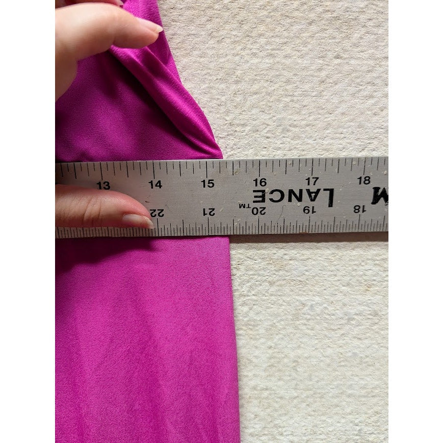 Alexia Admor Size 12 NEW Hot Pink sleeveless halter top jumpsuit Casual Cocktail
