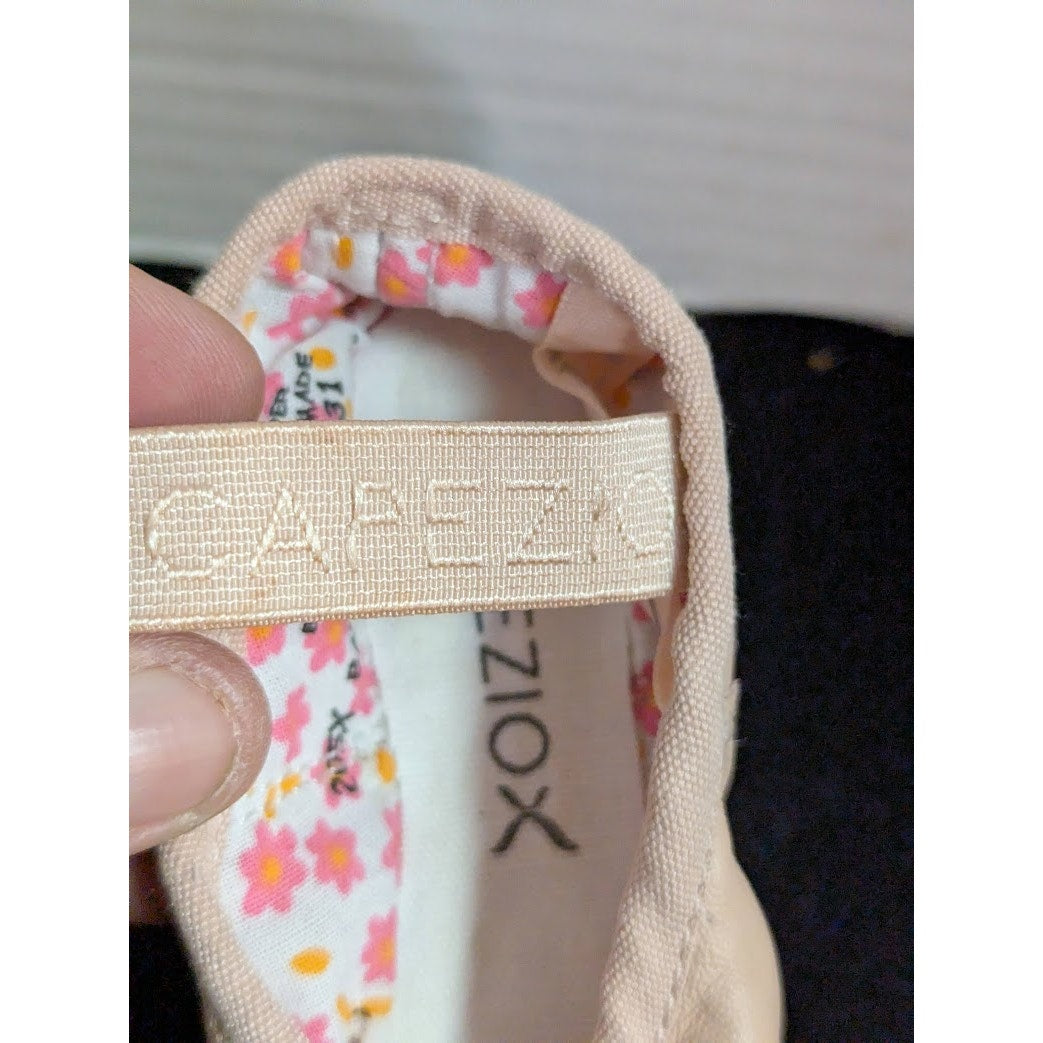 Capezio Ballet Slipper flats pink Leather upper Girls size 6M Daisy 205X