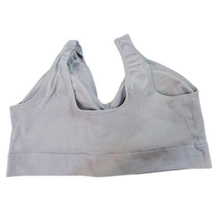 Wacoal Gray Seamless Padded Bralette Sports Bra Size 38