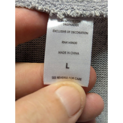 Honeydew Intimates Grey Heather Lounge Jogger Pants Size Large tie Waist Ankle