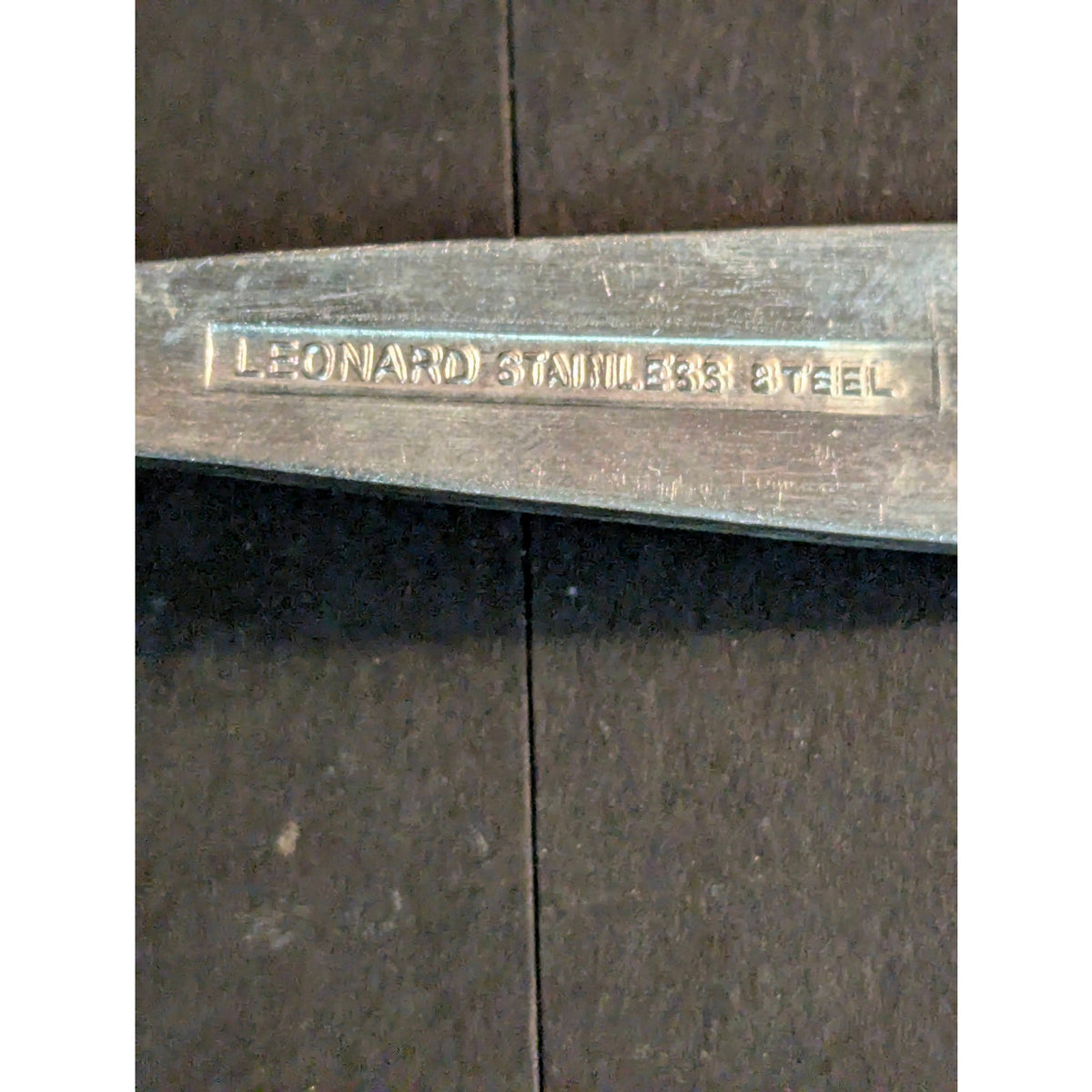 Leonard Stainless Steel Ladle Korea MCM Satin handle 70s Sauce Gravy