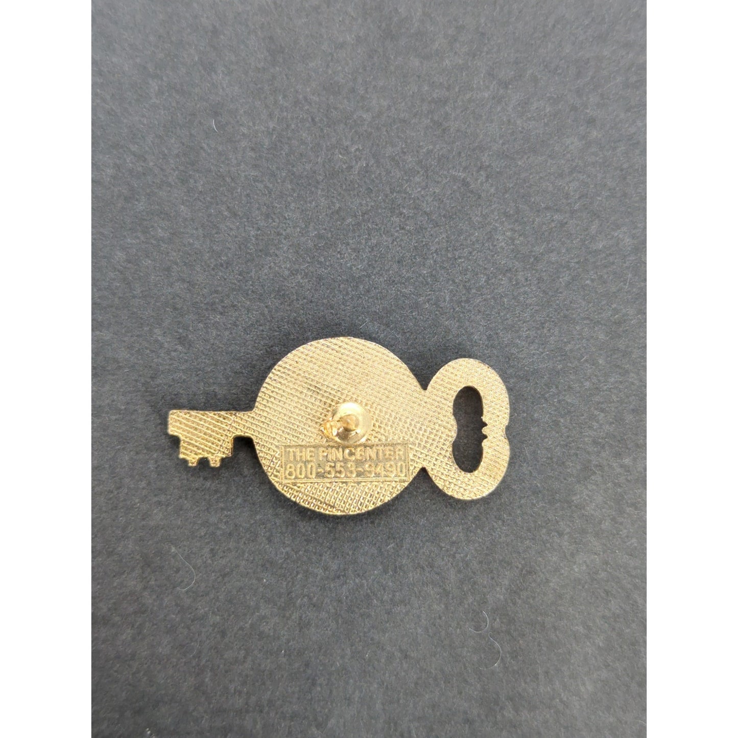 Vintage Fashion BROOCH PIN Springfield Ohio enameled gold key