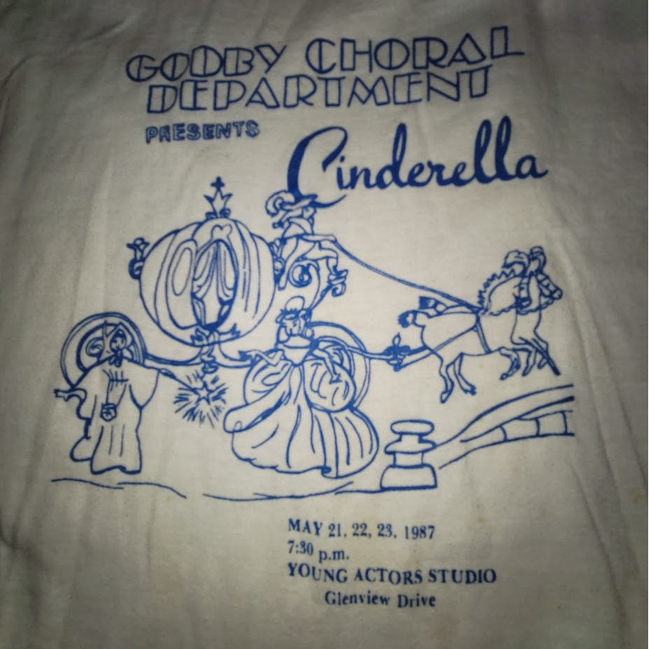 Vintage My shirt USA 1987 Cinderella Theater Godby Choral Single Stitch Tee XL