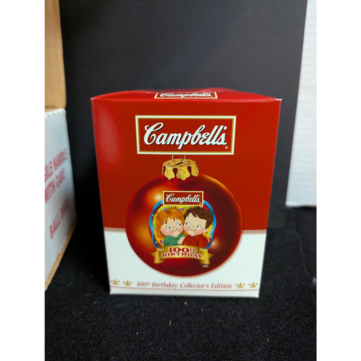 Vintage 2003 Campbell's Kids 100 Birthday Collector's Edition Christmas Ornament