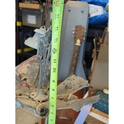 1930s Art Deco Slip Shade 5 Light Chandelier Fixture Restoration Project