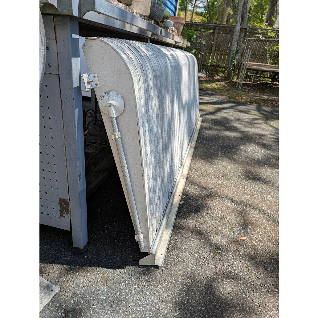 Aluminum VINTAGE awning 9.5 feet Wall brackets and channel