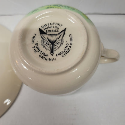 Hunter cup saucer Burleigh Davenport Oversized Mug and Saucer
