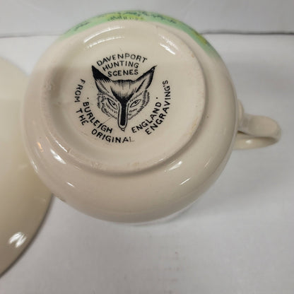 Hunter cup saucer Burleigh Davenport Oversized Mug and Saucer