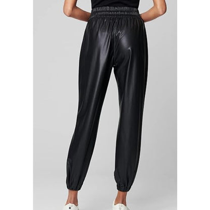 [BLANKNYC] Eastside Vibes NEW Vegan Leather Joggers Pants Size 31 Black pockets