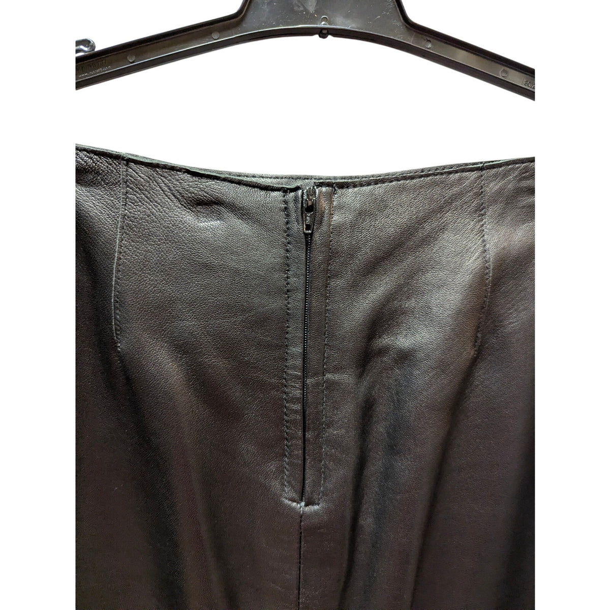 Vintage Hugo Buscati Genuine Leather Maxi Skirt Size 2 P Whimsigoth Cyber Y2K
