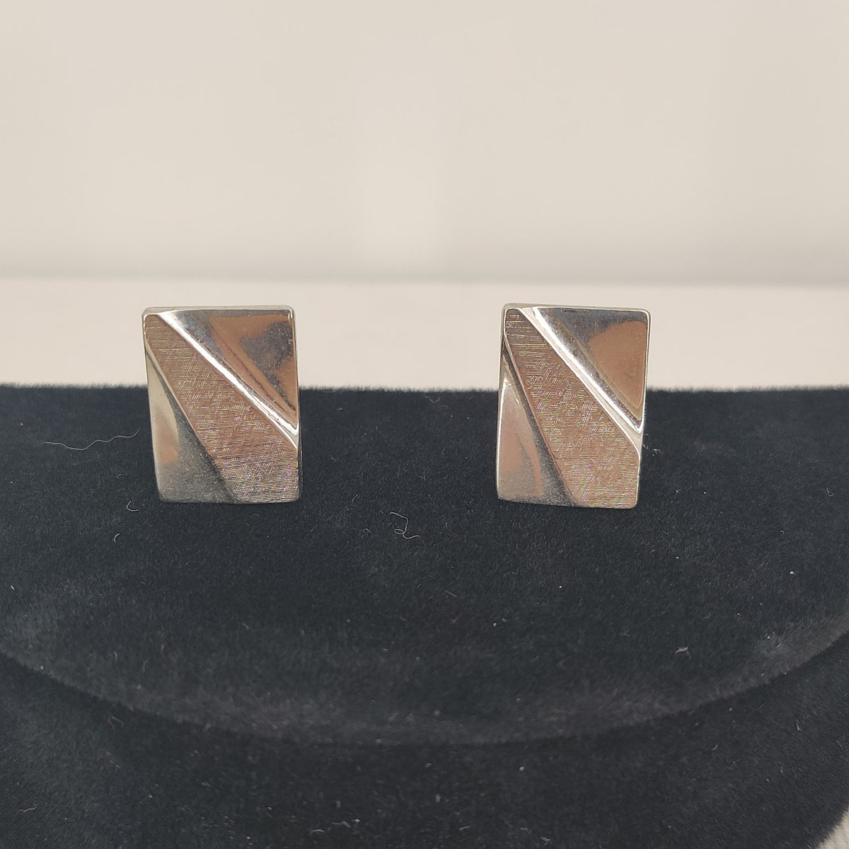 Lord Newport Vintage Cufflinks Tie Clip Set mcm VINTAGE Silver Tone Jewelry
