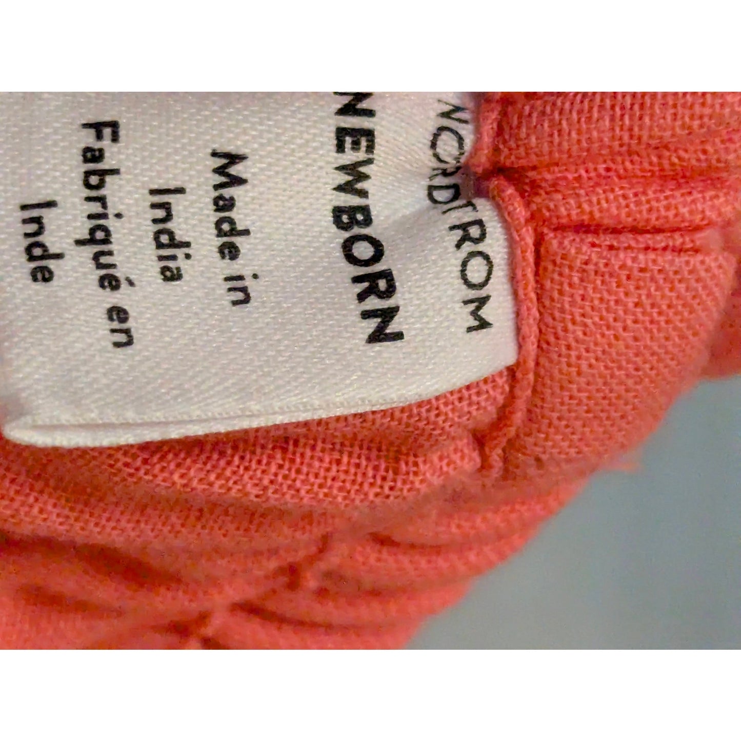 NWT Nordstrom Baby Organic Cotton Sleeveless Romper (Size Newborn)