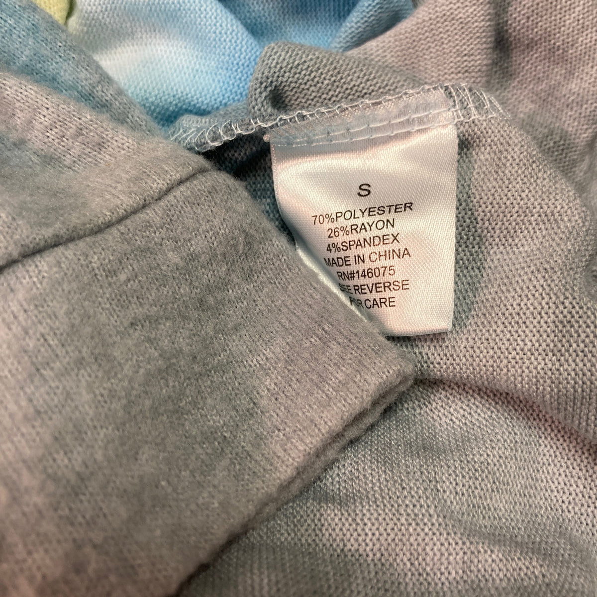 Theo & Spence Womens Hooded Sweatshirt Small Rainbow Tie Dye NEW Kangaroo Pocket