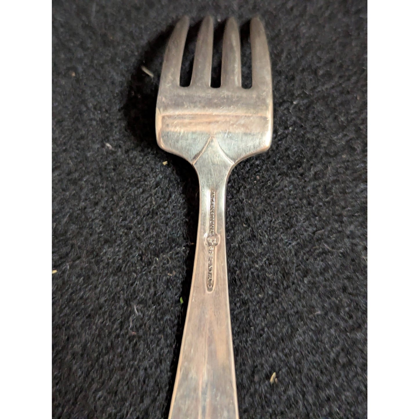 International Sterling Silver Cocktail Seafood Fork Art Deco Flatware Replacemen