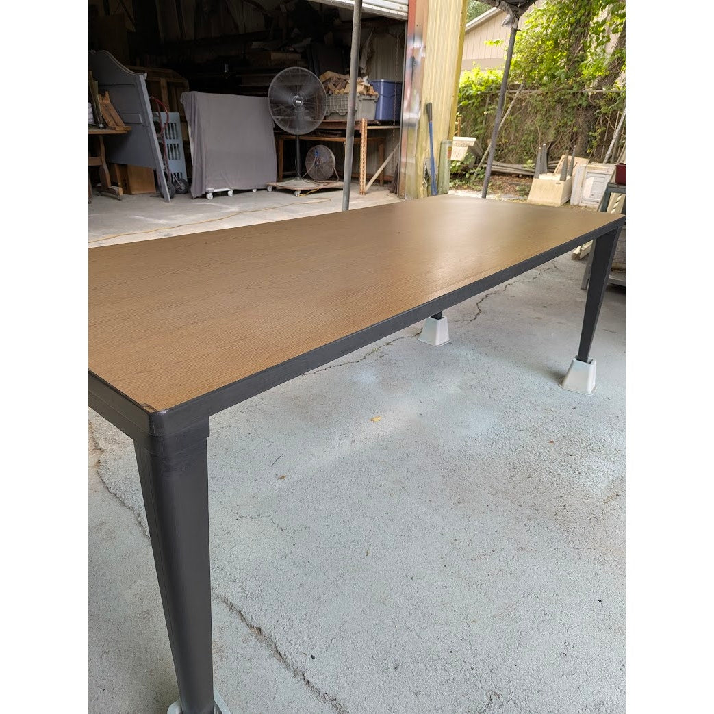 Secondhand Sandies LARGE SEATS 10+ FARMHOUSE WOOD DINING TABLE 90" X 36" X