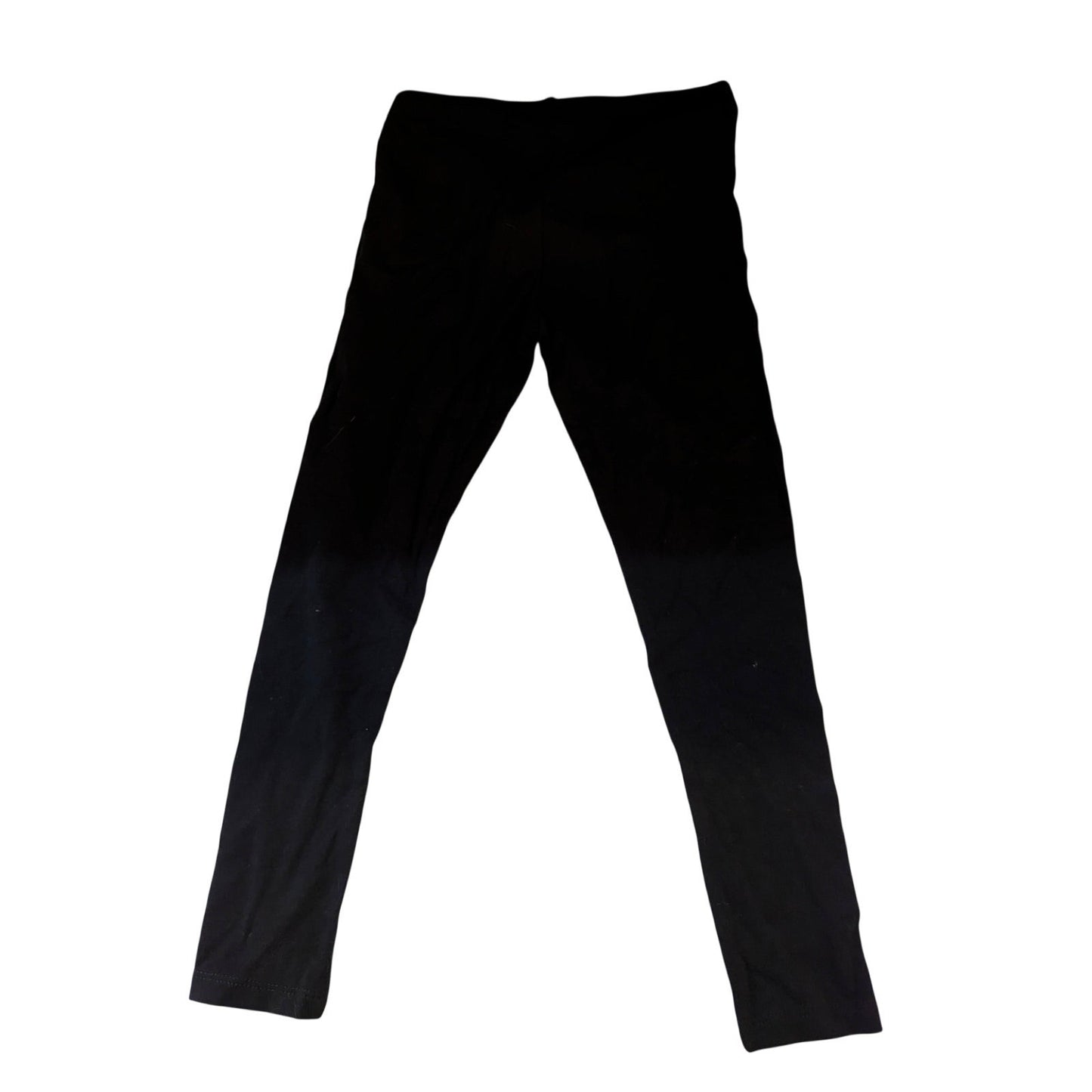 Splendid Girls Black Stretch Cotton Modal Ribbed Knit Leggings Size 5-6 NWT