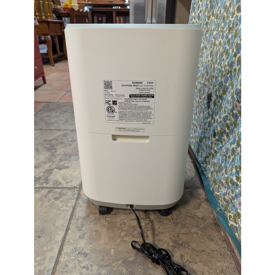 NuWave E1000 OxyPure Zero Air purifier White : SECONDHAND SANDIES