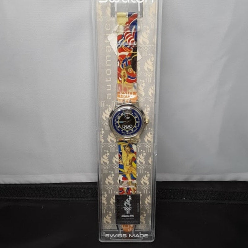 Vintage Swatch Automatic SAZ103 Stockholm 1912 Olympics NIB 1994