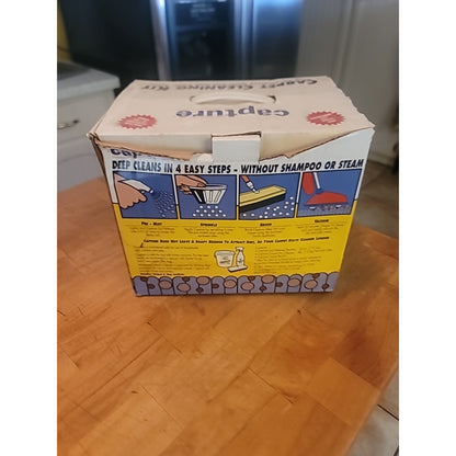 Capture Carpet Cleaning Kit 2.5 lb Advanced Formula Removes Dirt Odors Allergen