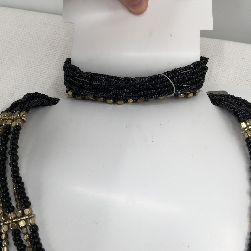 Custom jewelry box Charcoal floral and gold accents Necklace Ring