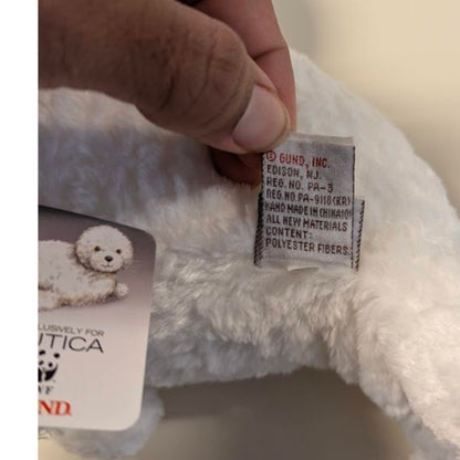 Stuffed Animal PLUSH  Gund Nautica White Seal w/ swing tag Vintage